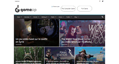 Desktop Screenshot of game-up.fr